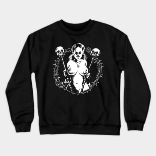 Satanic Babe Crewneck Sweatshirt